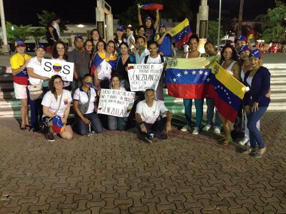 Venezolanos en marcha solidaria